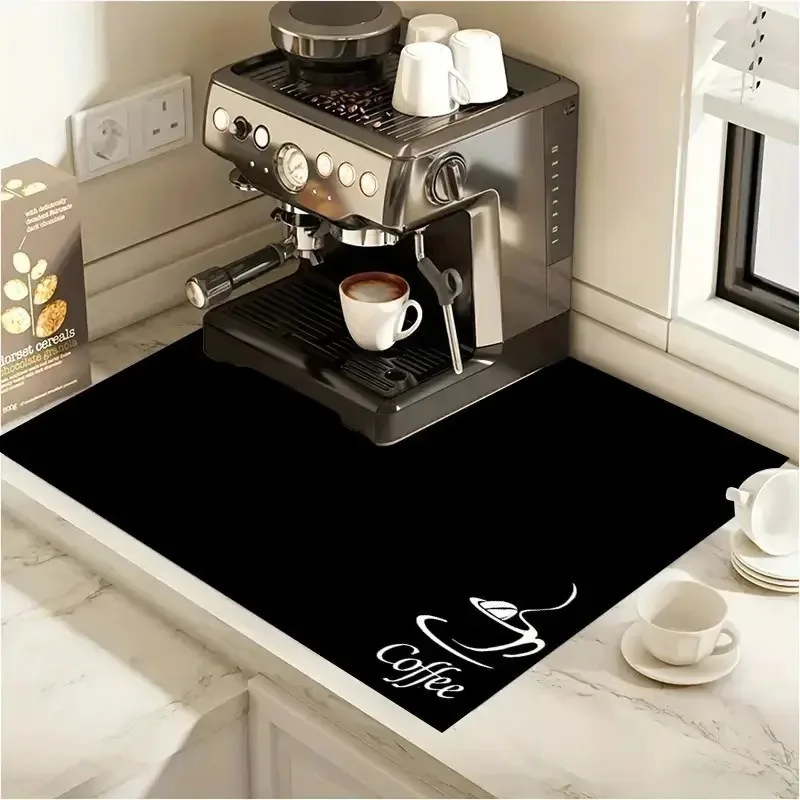 Coffee Mat Absorbent Mat Kitch - Bar Mat Rubber ulasan dan harga