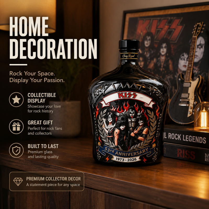1973-2026 KISS Heavy Metal Roc - Home Bar And Counter ulasan dan harga