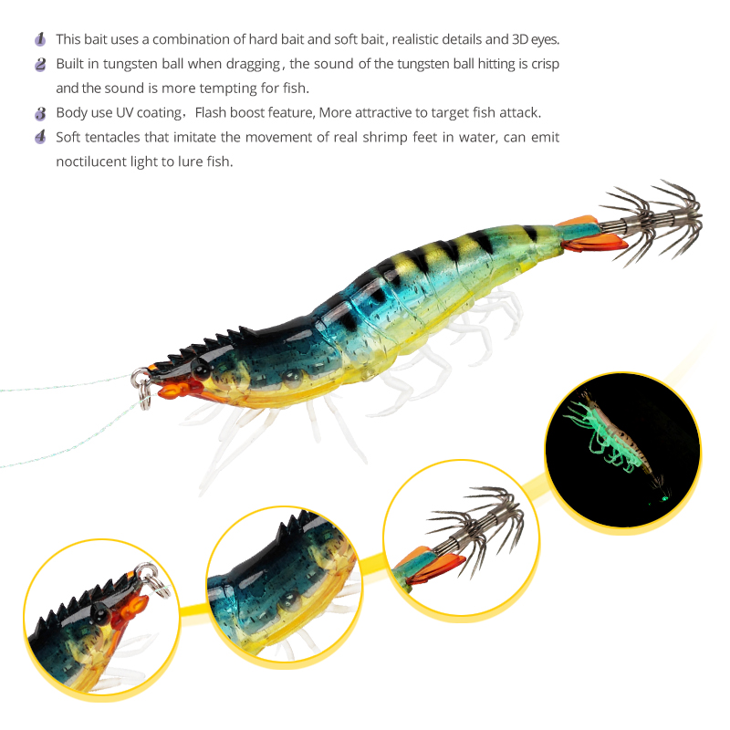 Squid Jig Lures Luminous 9cm 1 - Jigger Double Sided ulasan dan harga