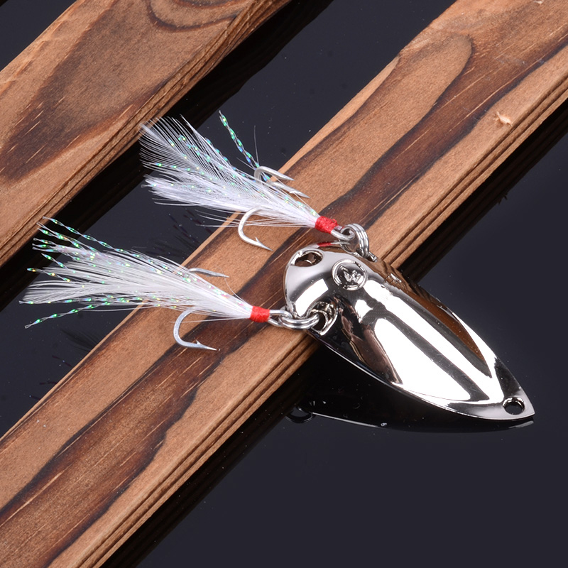 4pcs Fishing lures spoon metal - Jigger Double Sided ulasan dan harga