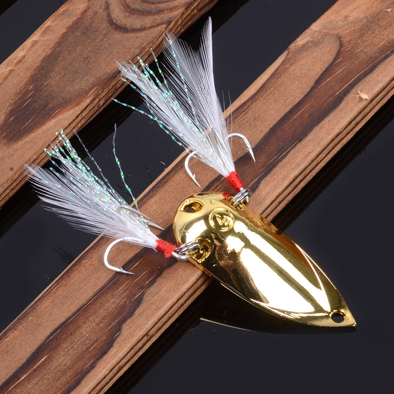 4pcs Fishing lures spoon metal - Jigger Double Sided ulasan dan harga