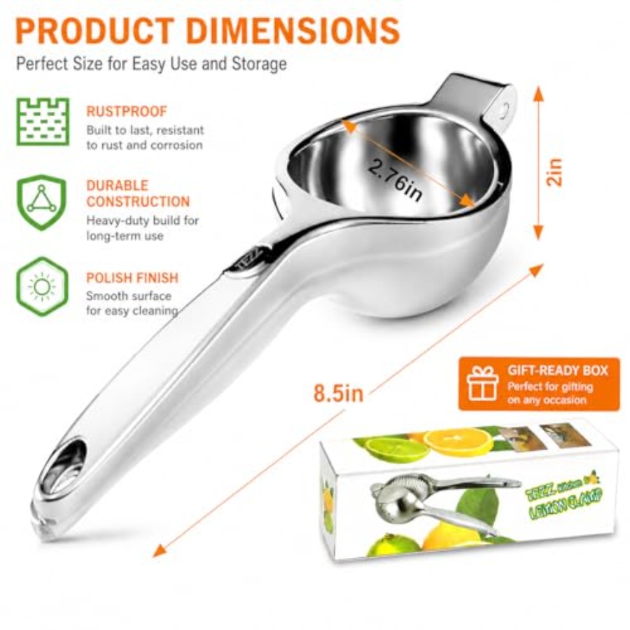 Premium Lemon Squeezer, Large  - Citrus Juicer Bar ulasan dan harga
