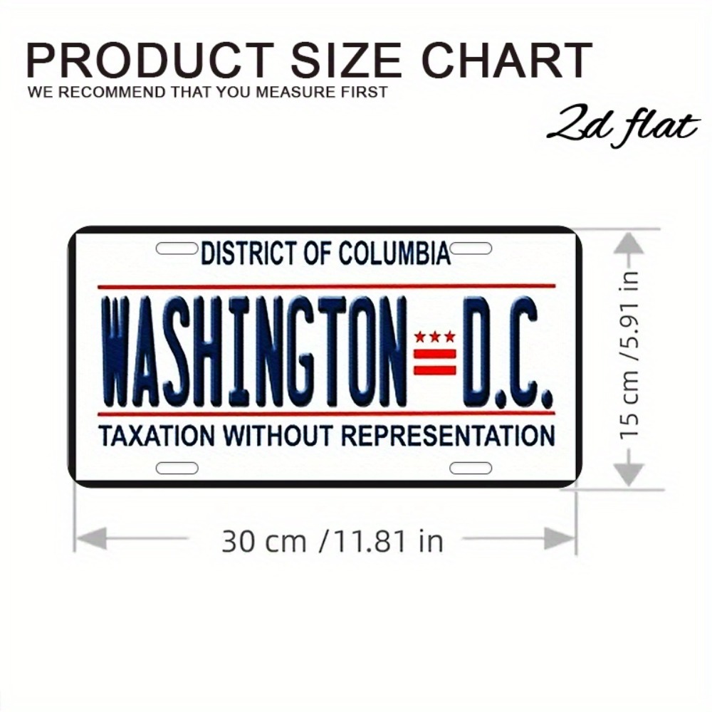 [2D Flat] 1pc Washington D.C.  - Home Bar Signs ulasan dan harga