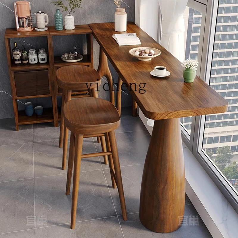 TWR Bar Table Small Apartment  - Home Bar Stools ulasan dan harga