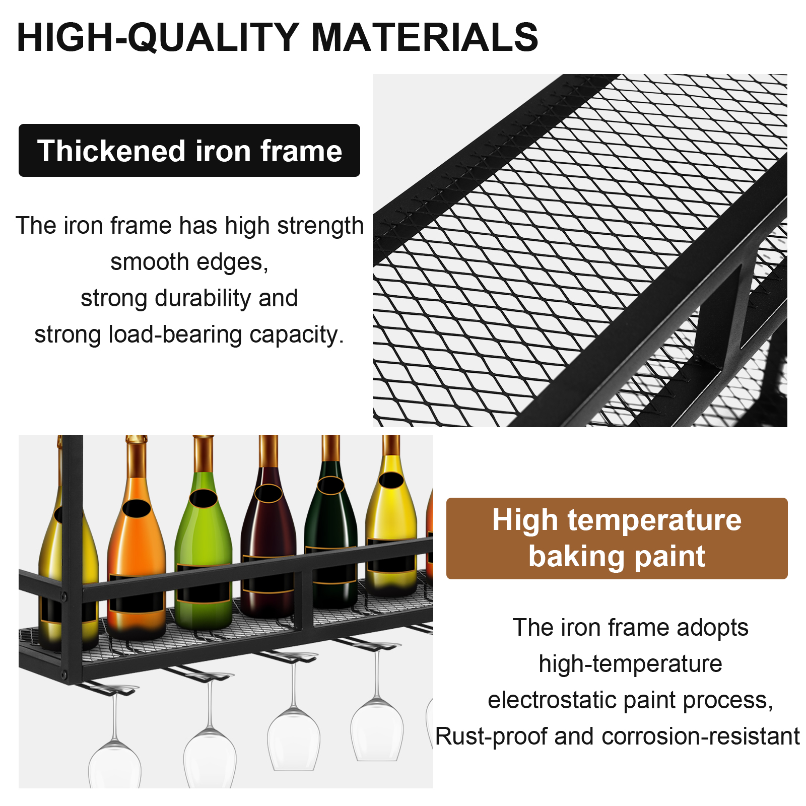 Bar Liquor Bottle Display Shel - Home Bar Shelf ulasan dan harga