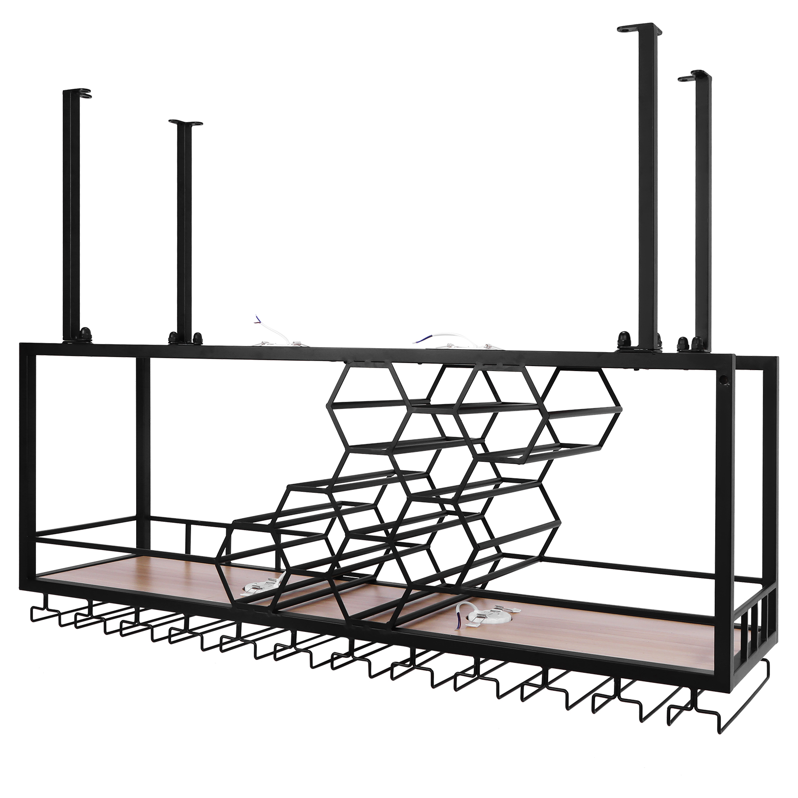 Bar Liquor Bottle Display Shel - Home Bar Shelf ulasan dan harga
