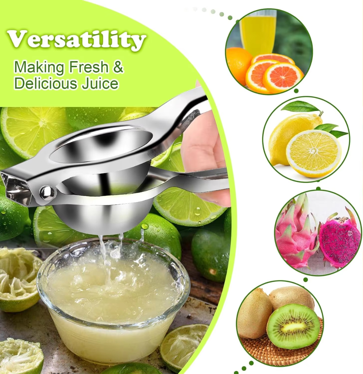 1/2/3pcs Stainless Steel Lemon - Citrus Juicer Bar ulasan dan harga