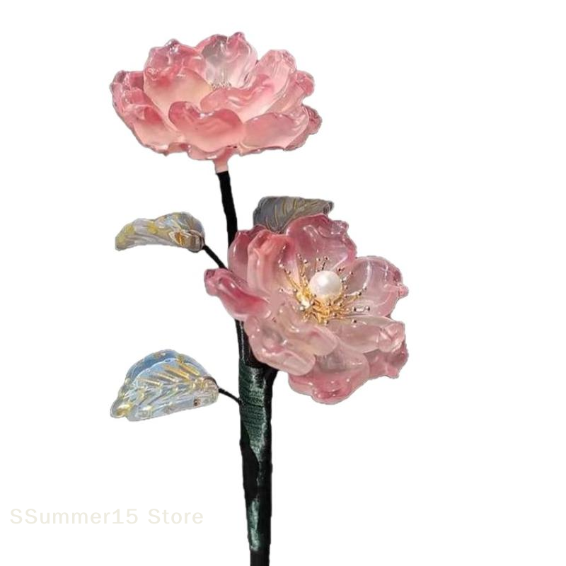 【R】1pc Exquisite Glass Hair Ac - Old Fashioned Glass ulasan dan harga