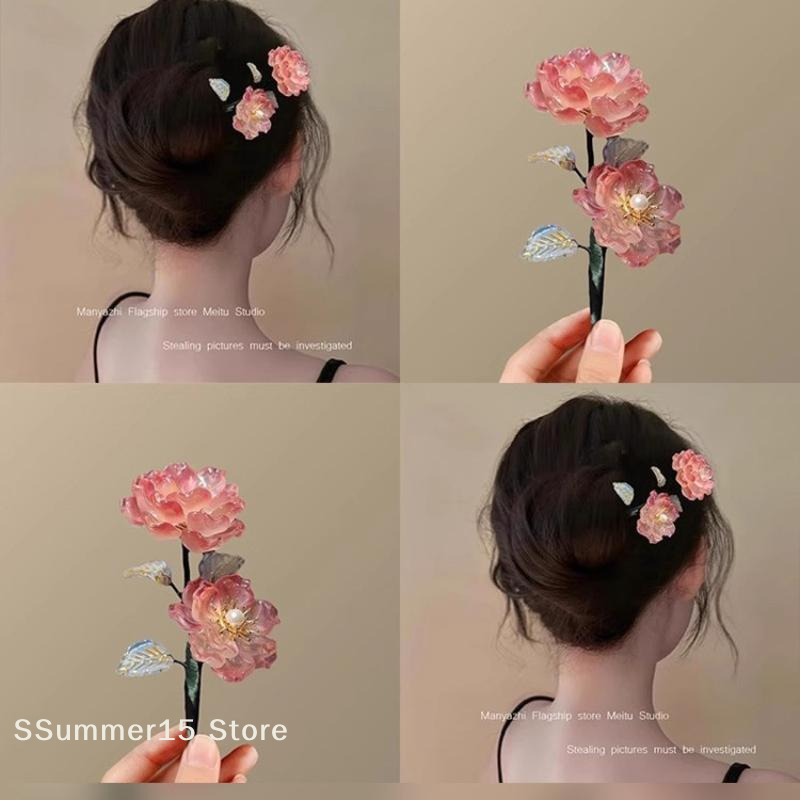 【R】1pc Exquisite Glass Hair Ac - Old Fashioned Glass ulasan dan harga
