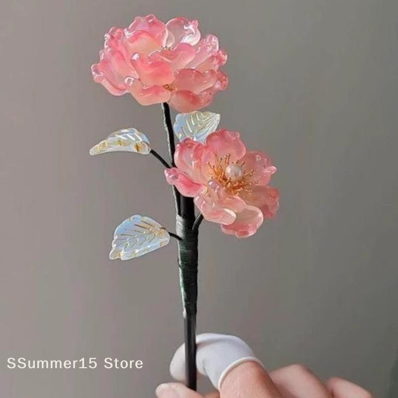 【R】1pc Exquisite Glass Hair Ac - Old Fashioned Glass ulasan dan harga