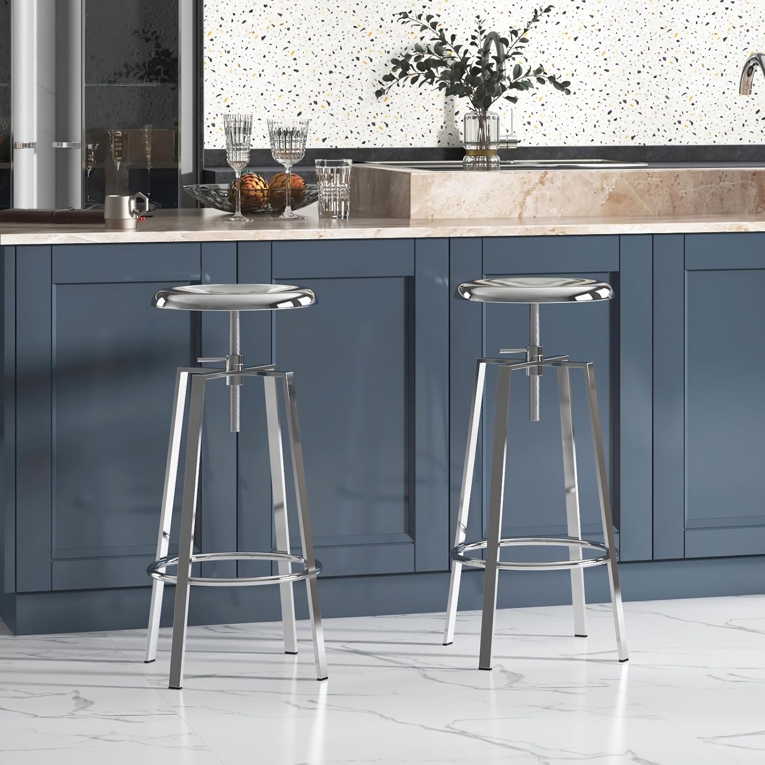 Atlas Industrial Bar Stools Se - Home Bar Stools ulasan dan harga