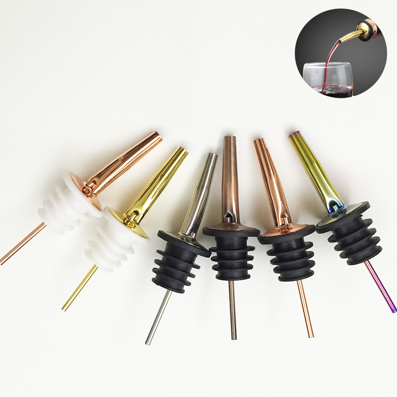 4Pcs Black/Rose Gold/Silver Li - Speed Pourer Cap ulasan dan harga