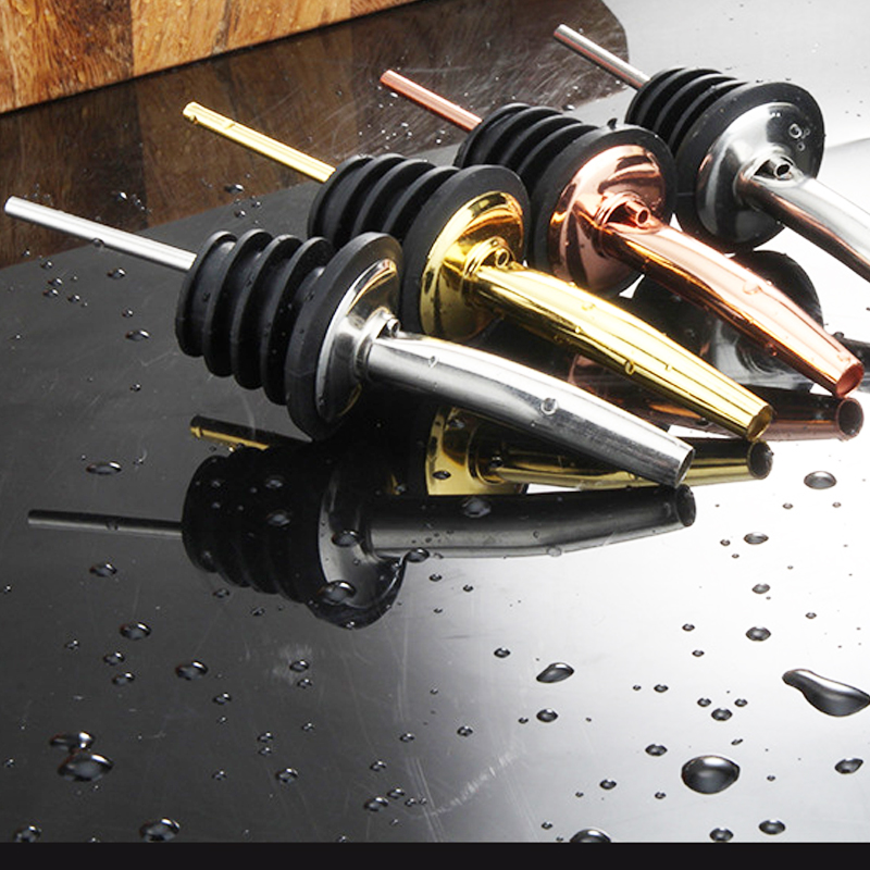 4Pcs Black/Rose Gold/Silver Li - Speed Pourer Cap ulasan dan harga