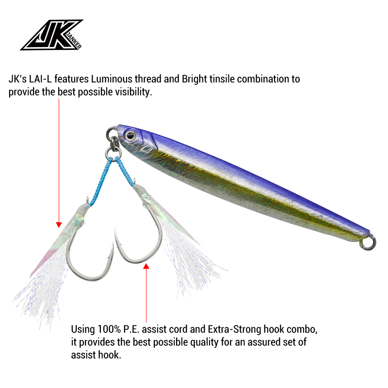 JK LAI-L Shore Jigging Light A - Jigger Double Sided ulasan dan harga