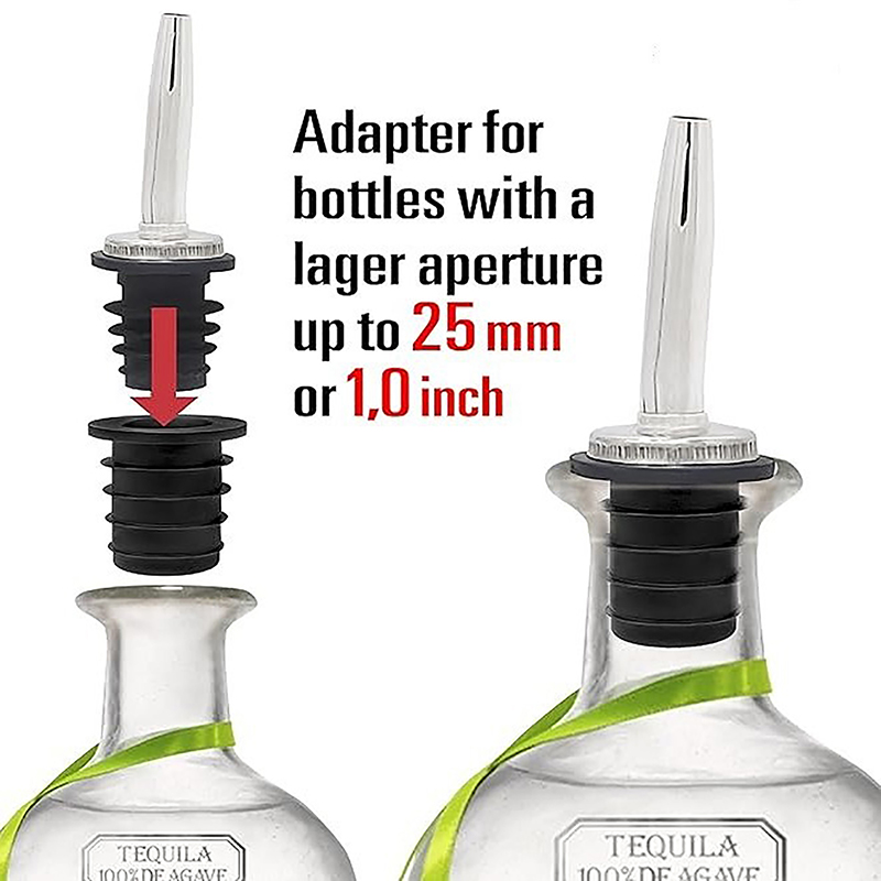 1/4/6pcs Liquor Pourer Adapter - Speed Pourer Cap ulasan dan harga