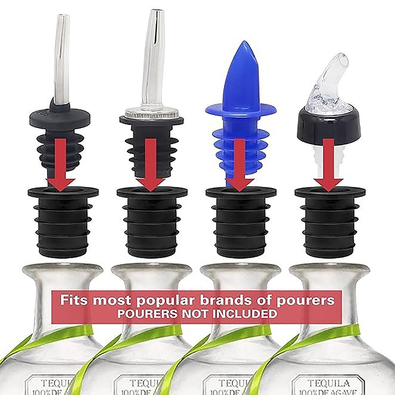1/4/6pcs Liquor Pourer Adapter - Speed Pourer Cap ulasan dan harga
