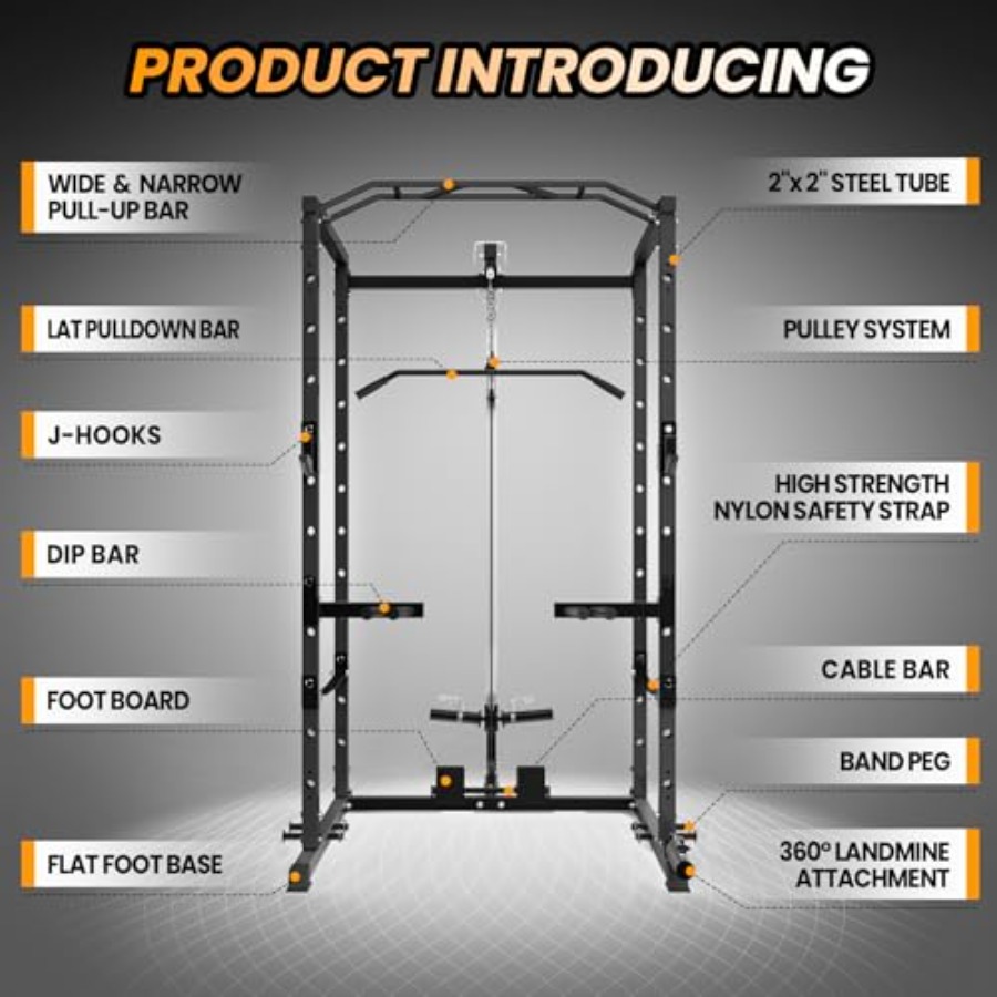 Home Gym Power Cage Heavy-Duty - Home Bar And Gym ulasan dan harga