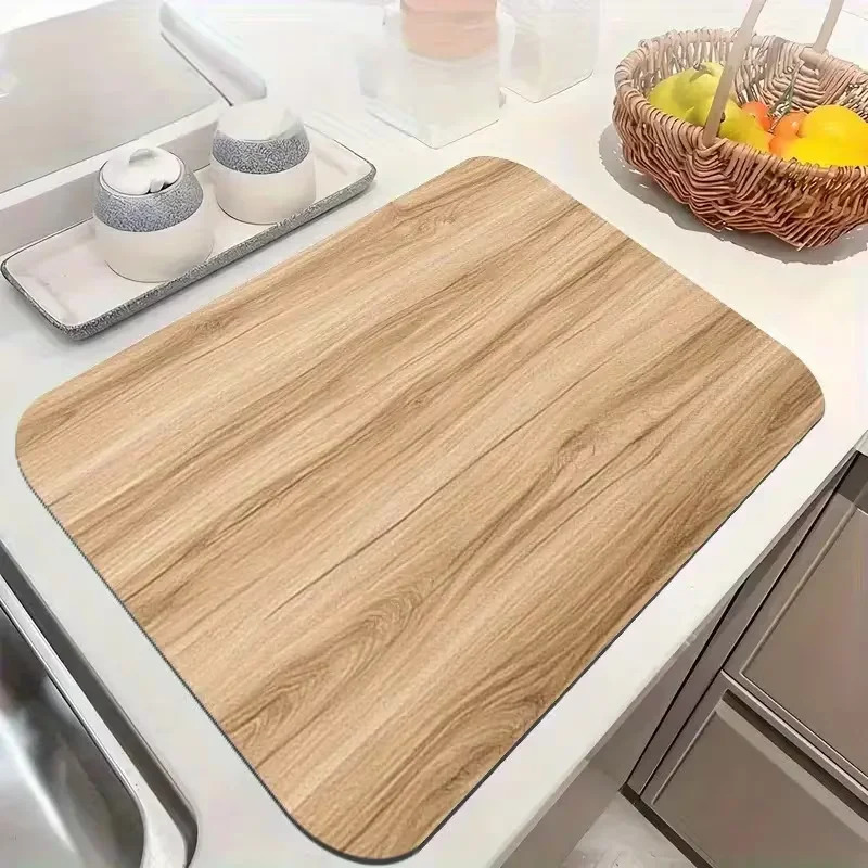 VIKAMA 3D Vintage Wood Grain D - Bar Mat Rubber ulasan dan harga